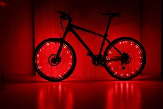 一定した3D自転車のスポークLEDは多彩なIPX4 ABSを防水するつける