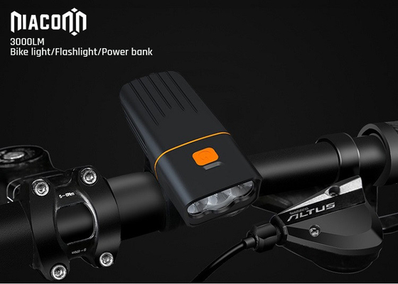 クリー語Xml 3000内腔USBのバイク ライト バイクのヘッドライトのためのアルミニウム30W力銀行