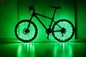 AAA電池LEDの自転車は軽い32pcsアルミニウム3Dを話した